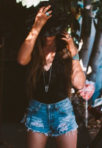 Asher Moss and Ashleah O'Shea at Powerplant Motorcycles